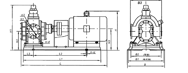 kcb齿轮泵安装图